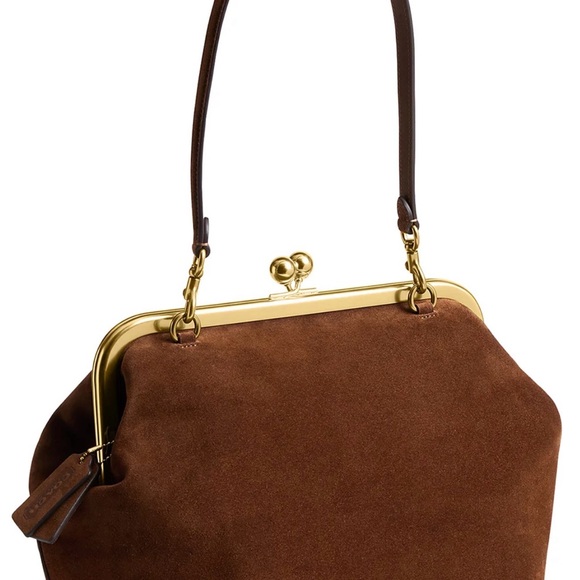 COACH
Kisslock Large Suede Frame Bag 27 - Picture 5 of 5